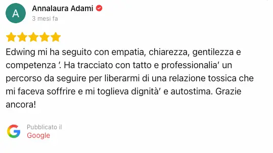 Recensione Google di Annalaura